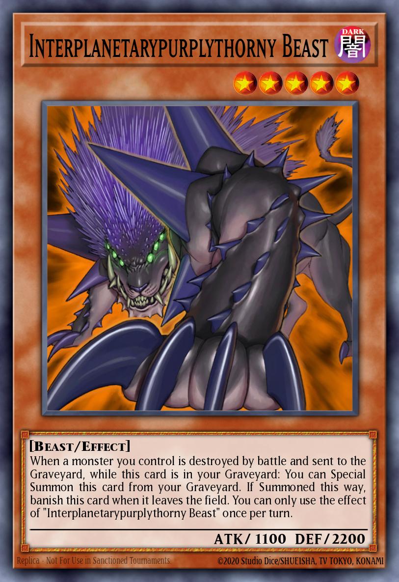 Interplanetarypurplythorny Beast